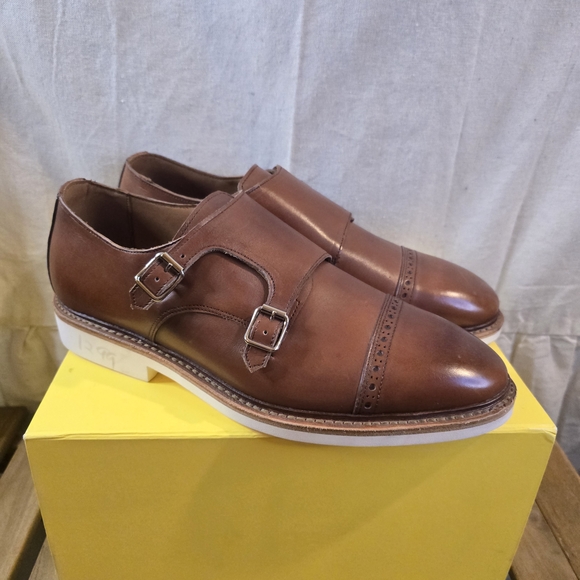 Allen Edmonds Other - Allen Edmonds Brown Double Charles Monk Strap Oxfords